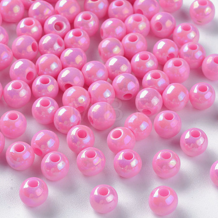 Opaque Acrylic Beads MACR-S370-D6mm-A02-1
