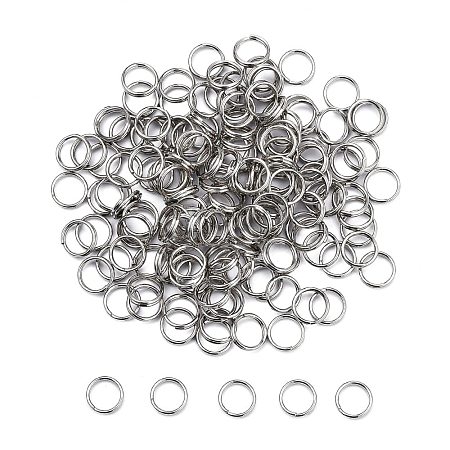 Tarnish Resistant 304 Stainless Steel Split Rings STAS-M216-09-1