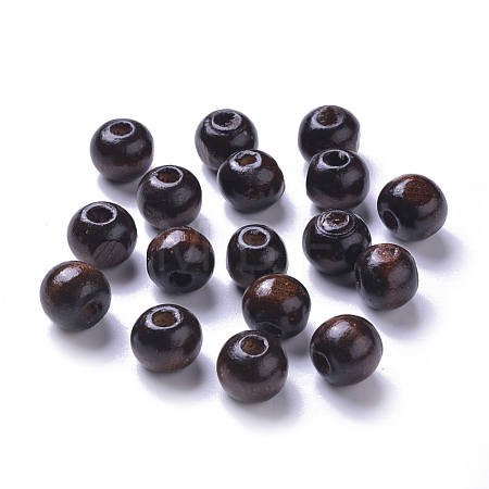Dyed Natural Wood Beads X-WOOD-Q006-12mm-06-LF-1