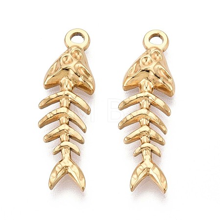 304 Stainless Steel Pendants STAS-N111-15G-1