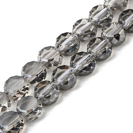 Electroplate Glass Beads Strands EGLA-L045-G-PL04-1