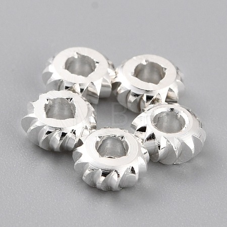 Brass Beads KK-O133-302C-S-1