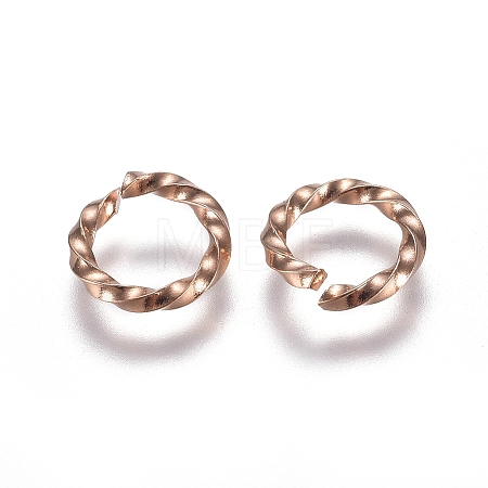 304 Stainless Steel Open Jump Rings STAS-E484-71D-RG-1
