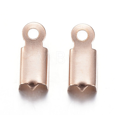 Ion Plating(IP) 304 Stainless Steel Folding Crimp Ends X-STAS-D167-62RG-1