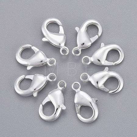 Brass Lobster Claw Clasps KK-902-S-1