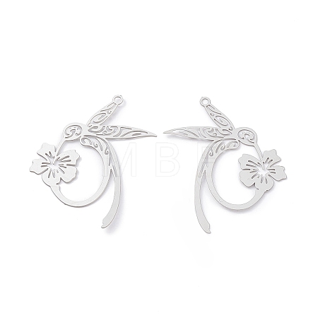 Non-Tarnish 201 Stainless Steel Pendants X-STAS-B038-08P-1
