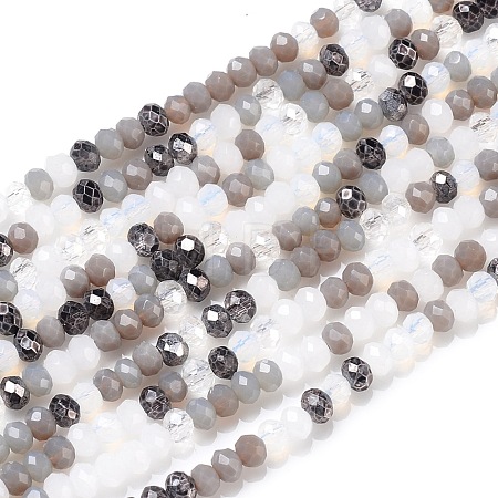 Glass Beads Strands GLAA-F106-B-11-1