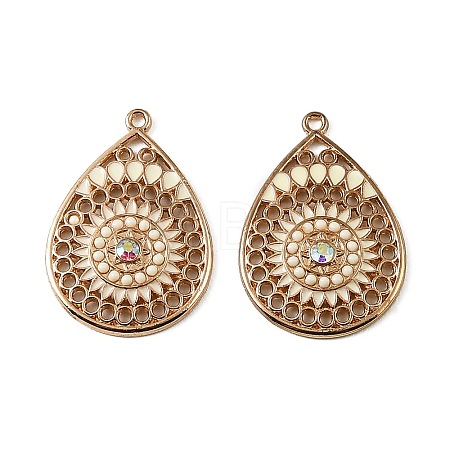 Alloy Enamel Pendants AL-CBA75EE-06KCG-1