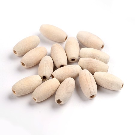 Unfinished Wood Beads WOOD-S650-85-LF-1