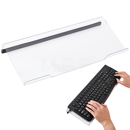 Acrylic Computer Keyboard Holder ODIS-WH20025-22B-02-1