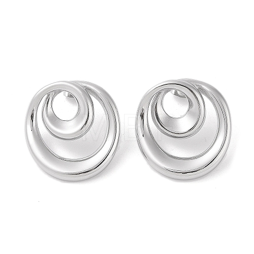 Non-Tarnish 304 Stainless Steel Stud Earrings for Women EJEW-S227-28P-1