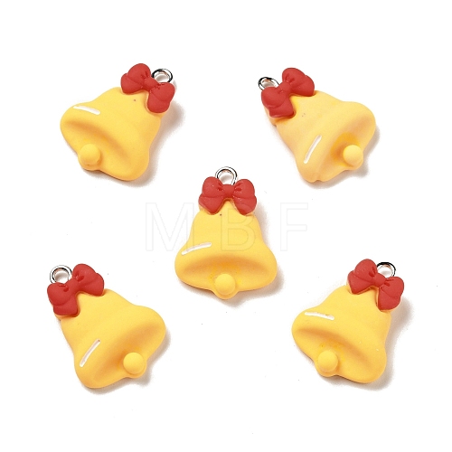 Christmas Opaque Resin Pendants RESI-G043-A11-1