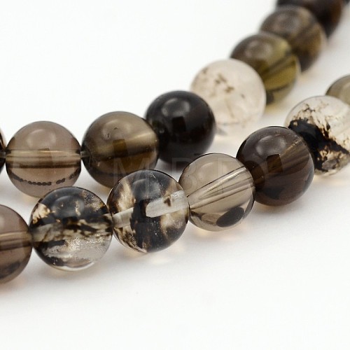 Round Glass Beads Strands G-P070-11-12mm-1