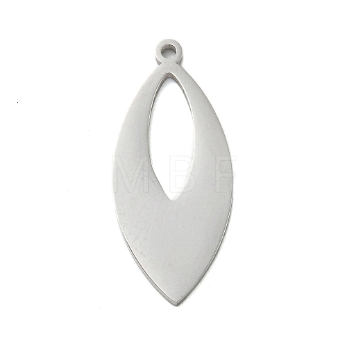 Non-Tarnish 304 Stainless Steel Pendants STAS-B056-24P-02-1