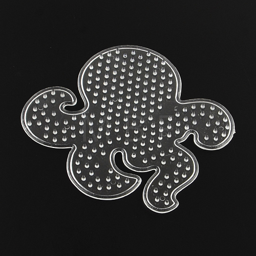 Octopus ABC Plastic Pegboards used for 5x5mm DIY Fuse Beads X-DIY-Q009-39-1