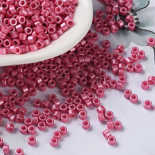 Baking Paint Glass Seed Beads SEED-S042-15A-05-1