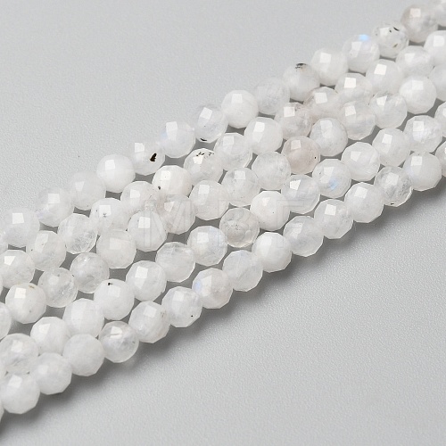 Natural Rainbow Moonstone Beads Strands X-G-O186-D02-01-1