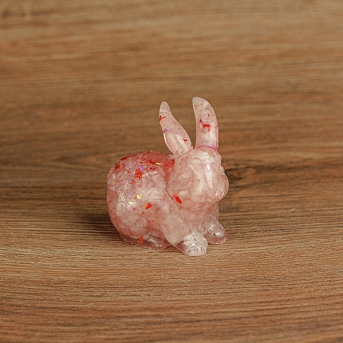 Resin Rabbit Display Decoration PW-WG86620-09-1