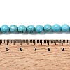 Natural Magnesite Beads Strands G-P598-E-6mm-05-5
