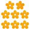 8Pcs Daisy Flower Wool Felt Fabric Costume Accessories AJEW-PH0008-82B-6