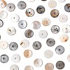 80Pcs 2 Colors Dyed Natural Shell Bead Spacers SHEL-FS0001-11-3