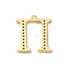 Rack Plating Brass Micro Pave Cubic Zirconia Pendant KK-H449-76G-23-3