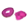 Natural Agate Nuggets Slice Links Connector Charms G-E022-M08-2