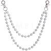 1Pc Polymer Clay Rhinestone Round Beaded Pants Chains AJEW-BM0001-29B-02-1
