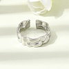 304 Stainless Steel Cuff Open Rings RJEW-P188-02A-P-1