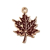 Thanksgiving Day Theme Alloy Enamel Pendants ENAM-M002-03G-04-1