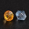 Faceted Bicone Transparent Acrylic Beads DBB5mm-4