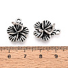 Tibetan Style Alloy Pendants TIBEP-T054-29AS-3