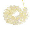 Natural Lemon Quartz(Heated) Beads Strands G-N347-18A-04-3