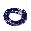 Electroplate Opaque Glass Beads Strands LS-EGLA-Q132-02A-B02-2