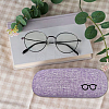 1Pc Oval Polyester Eyeglass Cases AJEW-CN0007-32E-4