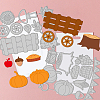 Autumn Theme Carbon Steel Cutting Dies Stencils DIY-WH0309-1142-3