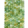 Ombre Effect Dyed Crackle Glass Beads Strands GLAA-Q106-01A-B03-2
