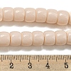 Opaque Glass Beads Strands X-GLAA-NH0002-B03-3