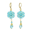 304 Stainless Steel Leverback Dangle Earrings EJEW-MZ00734-03-2