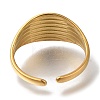 304 Stainless Steel Cuff Rings for Women RJEW-Z074-22G-3