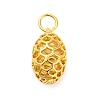 Hollow Brass Pendants KK-L229-003G-1