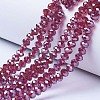 Electroplate Glass Beads Strands LS-EGLA-A034-T1mm-A02-1
