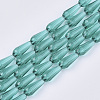 Transparent Glass Beads Strands X-GLAA-T009-004A-1