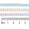 Transparent Painted Glass Beads Strands X1-DGLA-A034-T3mm-A21-3