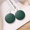 Alloy Wood Dangle Earrings FS-WG9E4F8-05-1