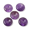 Natural Amethyst Pi Disc Pendants GG-CBA0BEB-02-1