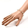 Natural Pearl Braided Bangle for Girl Women BJEW-JB06830-02-3