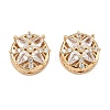 Brass Pave Clear Cubic Zirconia Multi-Strands Links KK-B172-06G-1
