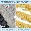 4 Yards Polyester Wrinkle Lace Ribbon OCOR-TA0004-18D-4