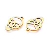 201 Stainless Steel Pendants STAS-T073-38G-2